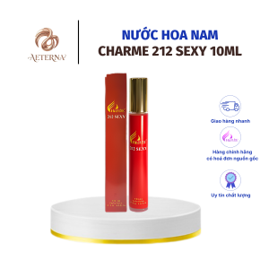 [AETERNA x CHARME PERFUME] Nước Hoa Nam Charme 212 Sexy 10ml Chính Hãng, Lưu Hương Dai